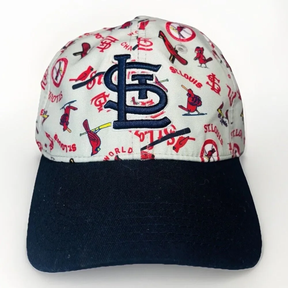 St Louis Cardinals MLB Baseball Cap Strap Back All Over Print Limited Stadium
